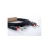 Cordial 14843 Twin Jack Audio Cable Black PVC 1m 2x 6.3mm Mono
