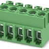 PCB terminal, 5 pole, pitch 3.5 mm, AWG 26-16, 8 A, screw connection, green, 1984345