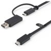 StarTech.com USBCCADP 3ft (1m) USB-C Cable with USB-A Adapter Dongle - Hybrid 2
