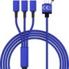 Smrter Kabel do ładowania USB USB 2.0 Złącze męskie USB-A, Złącze męskie USB-C®, Złącze męskie Lightning, Złącze męskie
