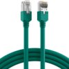 Patch cable, RJ45 plug, straight to RJ45 plug, straight, Cat 5e, S/UTP, PVC, 0.5 m, green, K8706.0,50