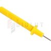 Sonda probiercza bezpieczna z gniazdem 4mm 405-IEC-GE żółta