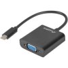 Adapter USB 3.1 typ-C - VGA (wtyk / gniazdo) czarny 15cm LANBERG