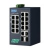 Przemysłowy zarządzalny switch PROFINET - 16 portów Fast Ethernet 10/100Mb/s, 2 porty Gigabit Combo SFP EKI-5626CI-PN-AE