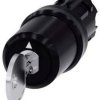 Siemens 3SU10005BM010AA0 3SU1000-5BM01-0AA0 Przełącznik kluczykowy 2 x 45 ° IP66, IP67, IP69/IP69K 1 szt.