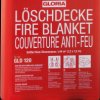002515.1212 Fire blanket, 120 x 120 cm