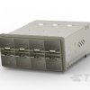 TE Connectivity Wtykowe złącze we/wy ZSFP+typ: Zespół klatki ze zintegrowanym złączem Męskityp: Lutowiel. portów: 8