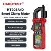 HABOTEST HT205 Miernik szczytowy Inrush 600A Miernik prądu RMS prądu zmiennego/prądu stałego Mierzy prąd, napięcie, temperaturę,