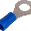 Końcówka kablowa izolowana oczkowa Cu M6 100szt niebieska OKB6