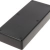 ABS enclosure, (L x W x H) 166 x 71 x 29 mm, black (RAL 9005), IP54, 1591HFLBK