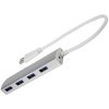 Renkforce RF-3703155 4 port USB 3.2 Gen 1 hub Aluminium USB Ports Hubs Adaptor