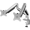 ICY BOX 60181 IB-MS504-T Desk Mount Grey/Black Tiltable Height-Adjustable