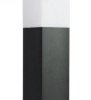 Lampa stojąca słupek ogrodowy Inox Kwadratowa Black SS802-450 BL SU-MA