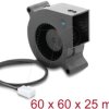 67492 Radial Fan / Blower Fan 12 V DC 60 x 60 x 25 mm with 3 pin fan c