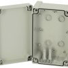 Fibox TPC 191209 Obudowa uniwersalna 187 x 122 x 90 poliwęglan szaro-biały (ral 7035) 1 szt.