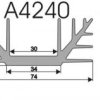 RADIATOR A4240 L=5