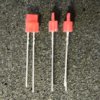 LED 1 x 5mm red stackable (long leads)