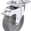 Blickle 743198 LE-PO 125G-FI-ELS Rolka obrotowa z blachy stalowej Średnica koła: 125 mm Maksymalne obciążenie: 150 kg 1