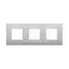 Ramka ozdobna 6M (2+2+2x71) techno matowe srebro, 19644.79