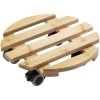 Metafranc WU0825330 Plant Caddy Bamboo 60kg Max Load 4 Casters
