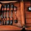 M29048 Tool bag, leather, 24-piece
