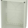 Fibox Base, PC Openings, 2x size 2 flange + 2x size 3 flange 3530316 Część dolna obudowy poliwęglan szaro-biały (ral 703