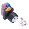 YW1K-3AE11N3 22mm 3 Position Maintained Key Switch 1NO-1NC IP65 IDEC