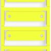 PA device marker, (L x W) 60 x 15 mm, yellow, 40 pcs, 1131880000