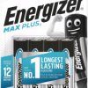 4 x Bateria alkaiczna ENERGIZER MAX PLUS LR6 AA