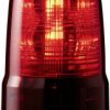 Sygnalizator świetlny Patlite SF08-M2KTB-R czerwony światło okrągłe 100 V/AC, 240 V/AC 86 dB