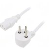 SN32-3/07/1.8WH Kabel: 3x0,75mm2, IEC C13 żeński,IS1-16P (H) wtyk kątowy