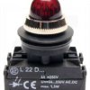 Lampka LED L22GDc 24-230VAC/DC;22mm czerwona;max.1.5W;SN PROMET;IP66/67