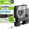Taśma do nadruku D1 DYMO S0720530, 12 mm x 7 m, Kolor taśmy: biały / Kolor nadruku: czarny DYMO S0720530, 12 mm x 7 m, K