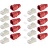 Network plug kit, RJ45, 8 pole, 8P8C, Cat 5e/Cat 6, crimp connection, cable assembly, BS72057-R-10, package with 10 pieces
