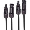Extension cable, 4 mm solar plug to 4 mm solar coupling socket, 7.5 m, 4.0 mm², black, 1.5 kV, 35 A, BS02-32065