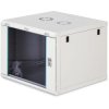 Wall enclosure, 19", 9 U, (H x W x D) 474 x 600 x 600 mm, IP20, sheet steel, gray, DN-37106