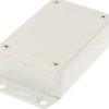 ABS enclosure, (L x W x H) 85 x 56 x 26 mm, light gray (RAL 7035), IP54, 1591MF2GY