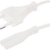 Kabel zasilający HAWA 100827, 1,8 m, biały, H03VVH2 -F 2 x 0,75 mm