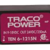 Przetwornica DC-DC, 6W, Uwe 9 → 18 V DC, Uwy 24V dc, Iwy 250mA, TRACOPOWER