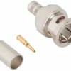 BNC plug 75 Ω, Belden 89120, Belden 89248, crimp connection, straight, 112519