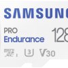 Samsung PRO Endurance microSDXC 128 GB Class 10, UHS-Class 3, v30 Video Speed Class Obsługa wideo 4K, zaw. kartę pamięci