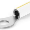 Insulated ring cable lug, 2.62-6.64 mm², AWG 12 to 10, 6.73 mm, M6, natural, 696424-7