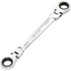 Draper 27759 HI-TORQ® Flexi Head Double Ring Ratchet Spanner 18x19mm