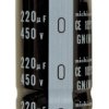Kondensator 220μF 450V dc Zatrzaskowy Nichicon roztaw: 10mm 25(Dia.) x 40mm