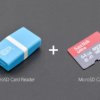 MicroSD Memory Card 64GB Class10 100MB/S with Card Reader