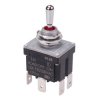 On-Off-(On) Momentary Sealed 12mm Toggle Switch DPDT 12A IP68