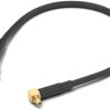 Coaxial cable, SMA jack (straight) to MMCX plug (angled), 50 Ω, RG-316/U, grommet black, 152.4 mm, 65501910515301