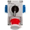 Zestaw C32-48.2N Przełącznik L-0-P + Wtyk 32A 3P+N+Z/2X32a 2P+Z Ip44 974032
