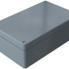 Polyester enclosure, (L x W x H) 260 x 160 x 91 mm, gray (RAL 7000), IP66, 021626090