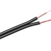 Kabel 2x RCA 4mm czarny KAB0207 do sygnałów audio i wideo na metry